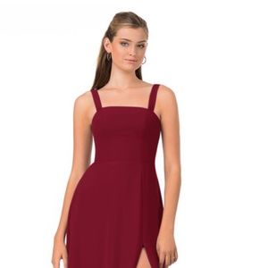 Azazie Jay Burgundy (Size 6) - original length!